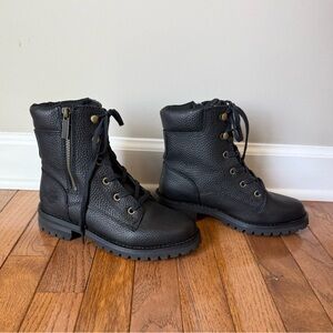 Harley-Davidson Black Leather Combat Boots – Worn Once – Like New! Size 6M